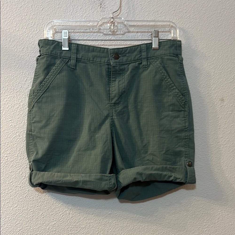 Carhartt Women's Olive Green Cargo Shorts